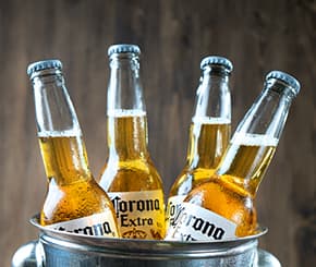 Ice cold beer at WWBG