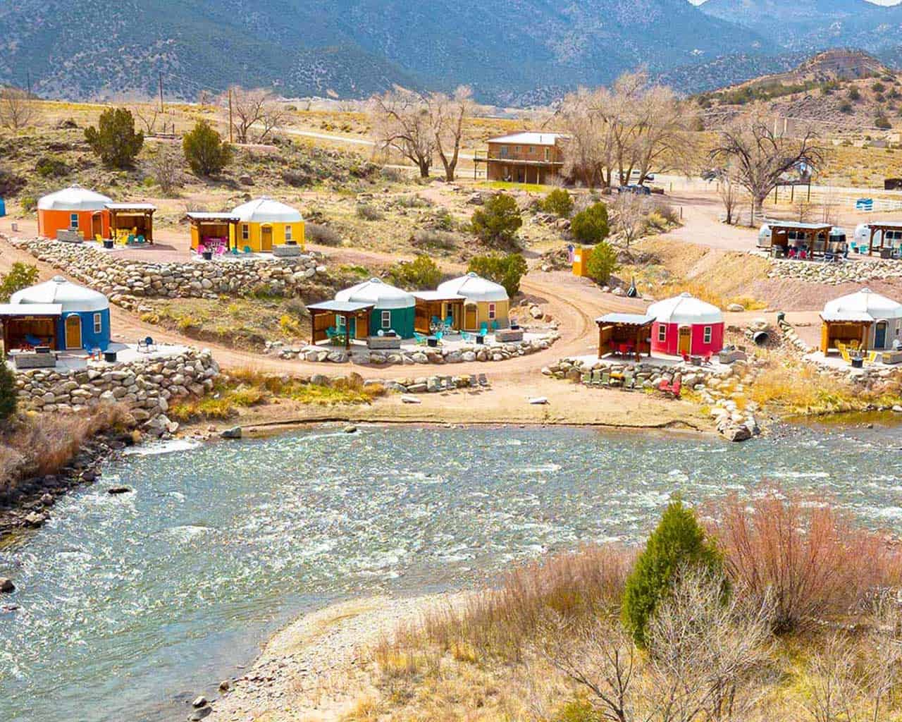 Riverside Yurts at Royal Gorge Epic Adventures